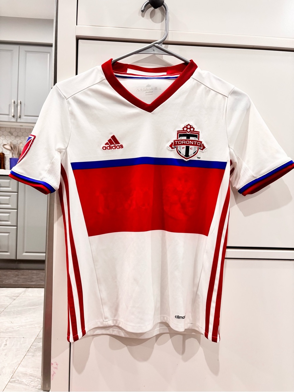 Adidas Toronto FC White & Red Soccer Jersey 2016/2017